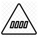 Road Crossing Sign Icon