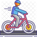 Road Cycling Bike Riding Cycling Icon