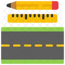 도로 설계  아이콘