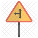 Road Direction Sign Icon