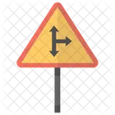도로 방향 표지판 아이콘
