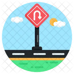 Road Direction  Icon