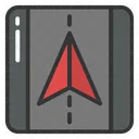 Road Direction Sign  Icon