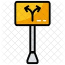 Road Direction Symbol Sign Board Road Signboard Icon