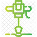 Road Drill Construction Icon