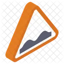 Road Jump Road Direction Jump Warning Icon