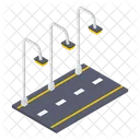 Road Lights Street Lights Road Lamps Icon