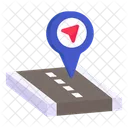 Road Location Direction Gps Icon