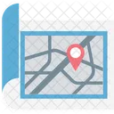 Road Location Exact Location Pointing Placeholder Icon
