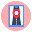 Road Location Highway Location Roadway Location Icon