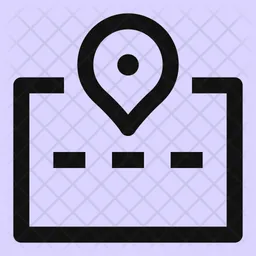 Road Location Flag Icon