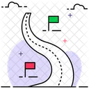 Road Map  Icon