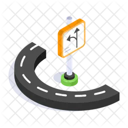 Road Map  Icon