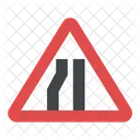 Narrow Left Direction Icon