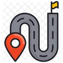 Route Travel Location Icon