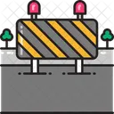 Road Obstruction Sign Road Icon