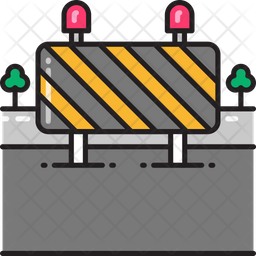 Road Obstruction Icon Of Colored Outline Style Available In Svg Png Eps Ai Icon Fonts