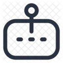 Road Pin Navigation Outline Icon