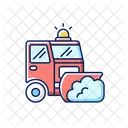 Road Plowing Plowing Truck Icon