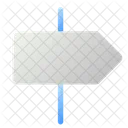 Road Pointer Arrow Icon