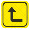 Road Pointer Left Icon