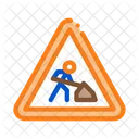 Road Repair Mark Icon
