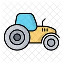 Road Roller Vehicle Bulldozer Icon