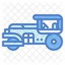 Road Roller Car Construction Icon