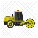 Road Roller Construction Vehicle Icon