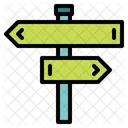 Road Sign Direction Sign Icon