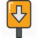 Arrow Downward Sign Icon