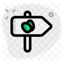 Road Sign Egg Icon