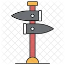 Road Sign Direction Traffic Sign Icon