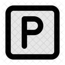 Road Sign Parking Icon