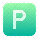 Road Sign Parking Icon