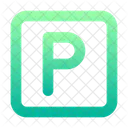 Road Sign Parking  Icon