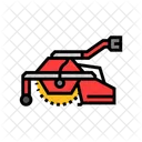 Road Sweeper Tractor Icon