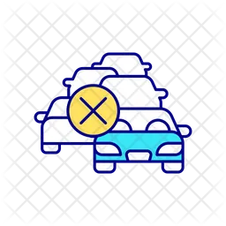 Road traffic problem  Icon