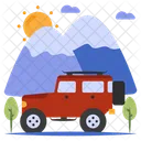 Road Trip Travel Vehicle Icon