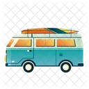 Trip Van Beach Icon