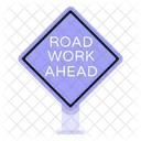 Road Work Ahead  Icon