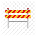 Roadblock Barrier Construction Icon