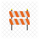 Roadblock Barrier Construction Icon