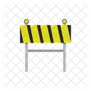 Roadblock Barrier Construction Icon