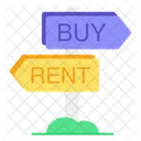 Roadboard Buy Rent Icon