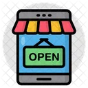 Roadboard Signboard Mobile Open Board Icon
