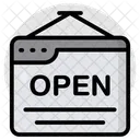Roadboard Signboard Open Board Icon