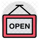 Roadboard Signboard Open Board Icon