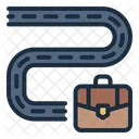 Roadmap Career Path Direction Icon