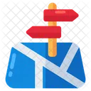 Roadboard Guidepost Roadpost Icon